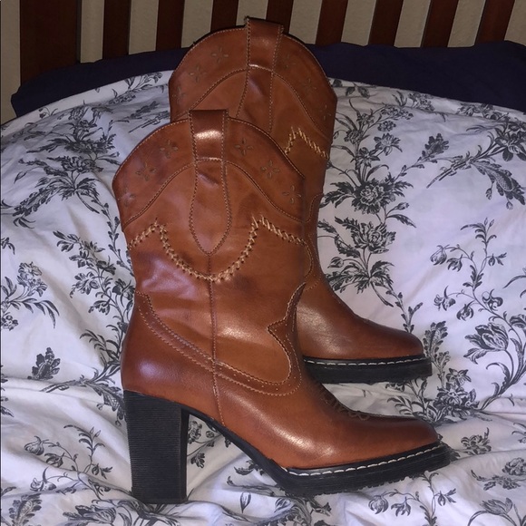 roper heel boots